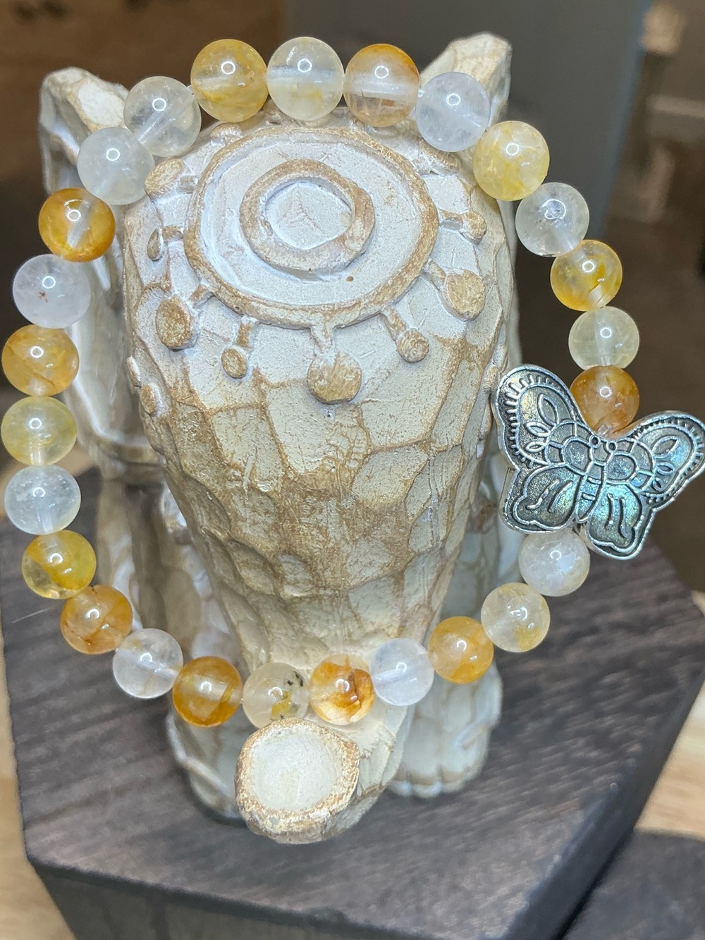 Golden Healer with Butterfly